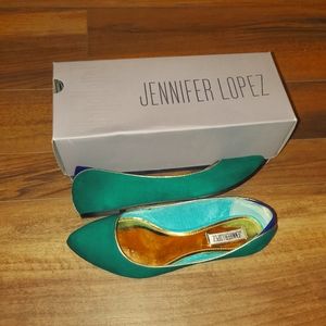 NWB Flats Jennifer Lopez contrast flats size 8